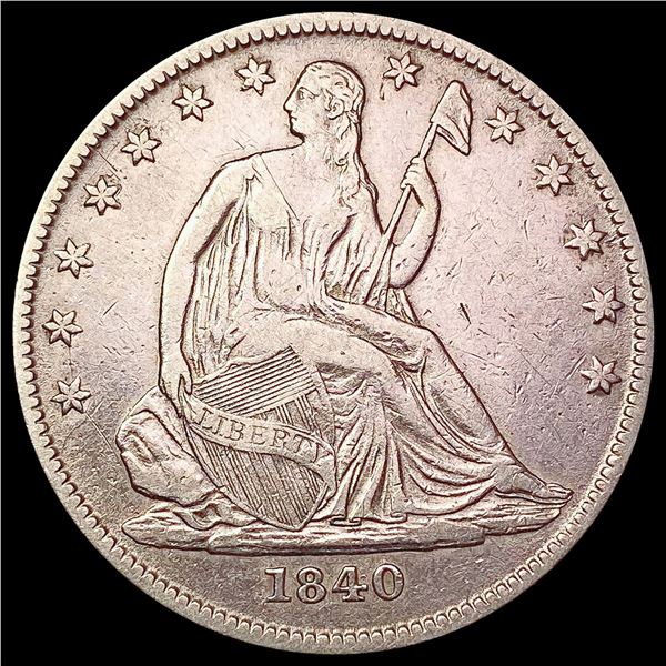 1840-O Seated Liberty Half Dollar CLOSELY UNCIRCULATED