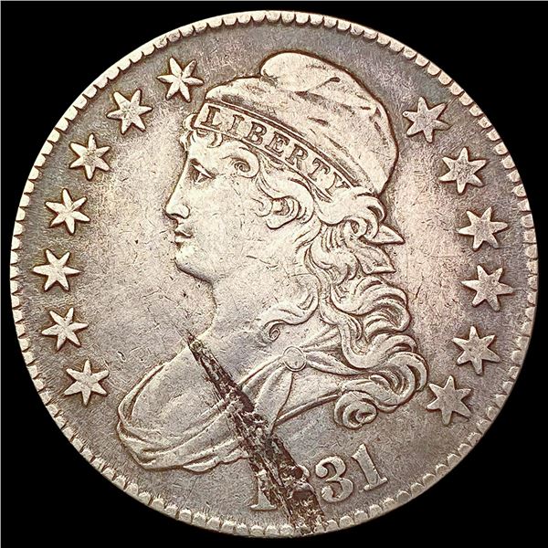 1831 Capped Bust Half Dollar NEARLY UNCIRCULATED