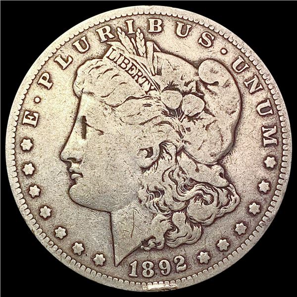 1892-S Morgan Silver Dollar LIGHTLY CIRCULATED