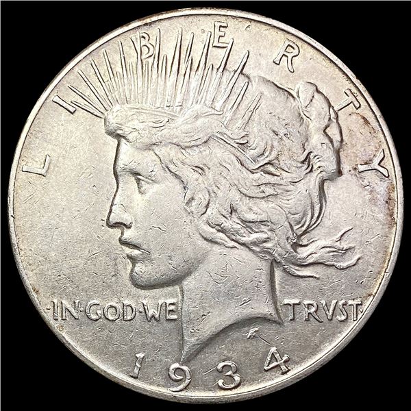 1934-S Silver Peace Dollar CLOSELY UNCIRCULATED