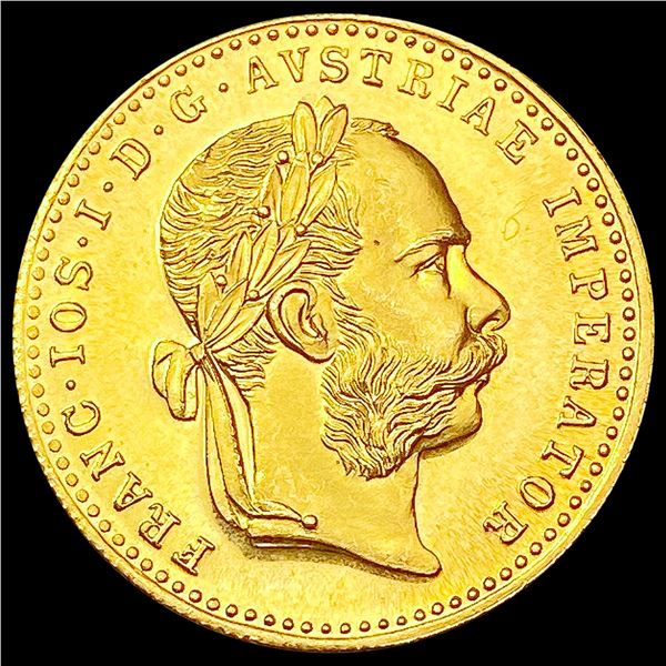 1915 Hungary Gold Ducat 0.1107oz GEM BU