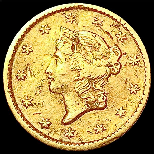 1853 Rare Gold Dollar CLOSELY UNCIRCULATED