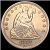 1857-O Seated Liberty Quarter NEARLY UNCIRCULATED