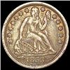 Image 1 : 1853-O Arrows Seated Liberty Dime NEARLY UNCIRCULATED