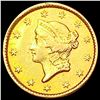 Image 1 : 1852 Rare Gold Dollar CLOSELY UNCIRCULATED