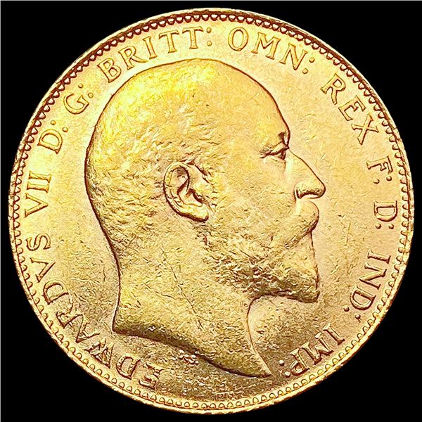 1907 Great Britain Gold Sovereign 0.2355oz UNCIRCULATED