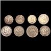 Image 1 : 1830-1881 Varied US Type Coinage Lot [8 Coins] HIGH GRADE