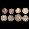 Image 2 : 1830-1881 Varied US Type Coinage Lot [8 Coins] HIGH GRADE