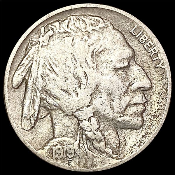 1919-D Buffalo Nickel CLOSELY UNCIRCULATED