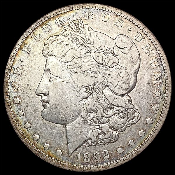 1892-CC Morgan Silver Dollar LIGHTLY CIRCULATED