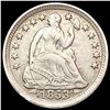 Image 1 : 1853 Arrows Seated Liberty Half Dime CLOSELY UNCIRCULATED