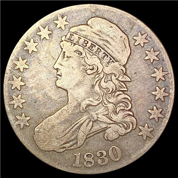 1830 Capped Bust Half Dollar NICELY CIRCULATED
