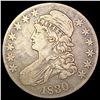 Image 1 : 1830 Capped Bust Half Dollar NICELY CIRCULATED