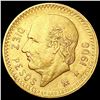 1906 Mexico Gold 10 Pesos 0.2411oz CHOICE AU