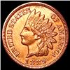 1889 RED Indian Head Cent CHOICE BU
