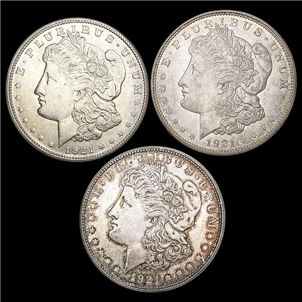 [3] 1921 Morgan Silver Dollar UNCIRCULATED