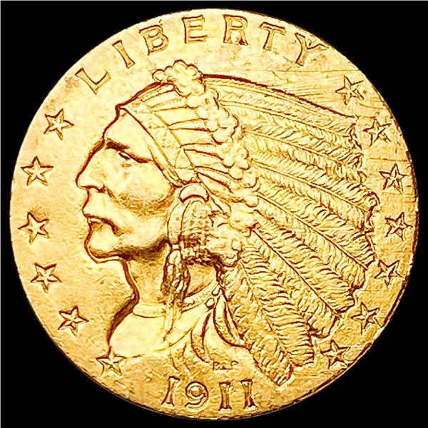 1911 $2.50 Gold Quarter Eagle UNCIRCULATED