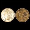 Image 1 : [2] 1892-O&1897-O Morgan Silver Dollar CLOSELY UNCIRCULATED
