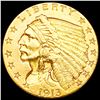 Image 1 : 1913 $2.50 Gold Quarter Eagle CLOSELY UNCIRCULATED