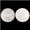 Image 2 : [2] 1891-O&1922-D U.S. Silver Dollars CLOSELY UNCIRCULATED