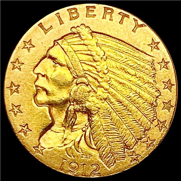 1912 $2.50 Gold Quarter Eagle CHOICE AU
