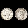 Image 1 : [2] 1928 Mercury Dime UNCIRCULATED