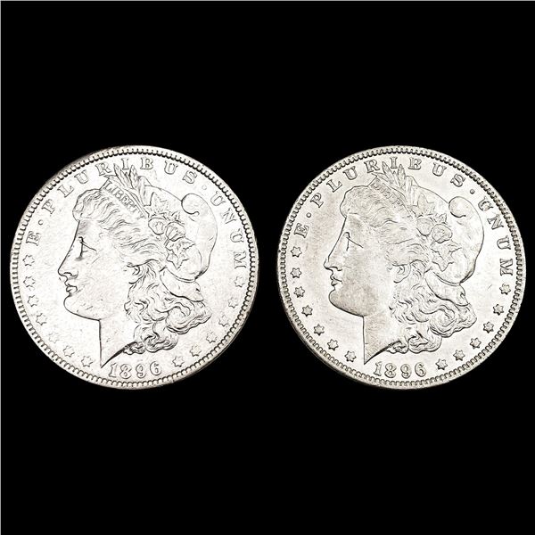 [2] 1896-O Morgan Silver Dollar LIGHTLY CIRCULATED