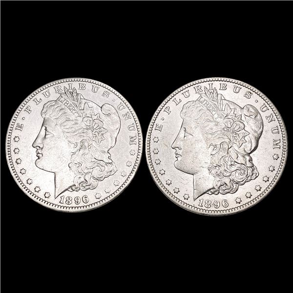 [2] 1896-O Morgan Silver Dollar LIGHTLY CIRCULATED