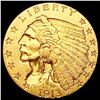 Image 1 : 1913 $2.50 Gold Quarter Eagle CLOSELY UNCIRCULATED