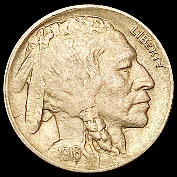 1916-D Buffalo Nickel CHOICE AU