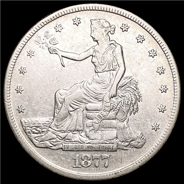 1877-S Silver Trade Dollar CLOSELY UNCIRCULATED