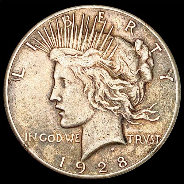 1928 Silver Peace Dollar LIGHTLY CIRCULATED