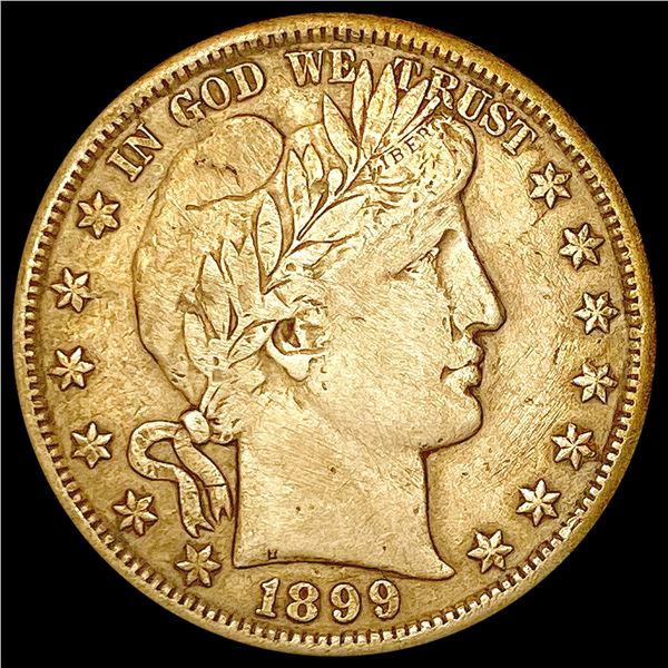 1899-S Barber Half Dollar NEARLY UNCIRCULATED
