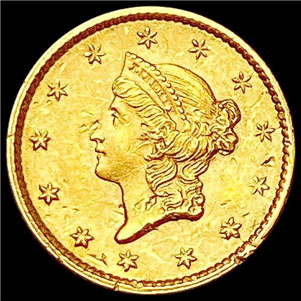 1853 Rare Gold Dollar CLOSELY UNCIRCULATED