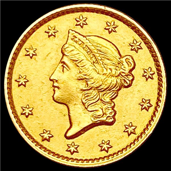 1851 Rare Gold Dollar CLOSELY UNCIRCULATED