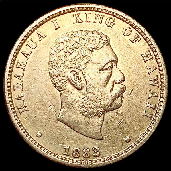 1883 Kingdom of Hawaii Quarter CLOSELY UNCIRCULATED