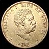 Image 1 : 1883 Kingdom of Hawaii Quarter CLOSELY UNCIRCULATED