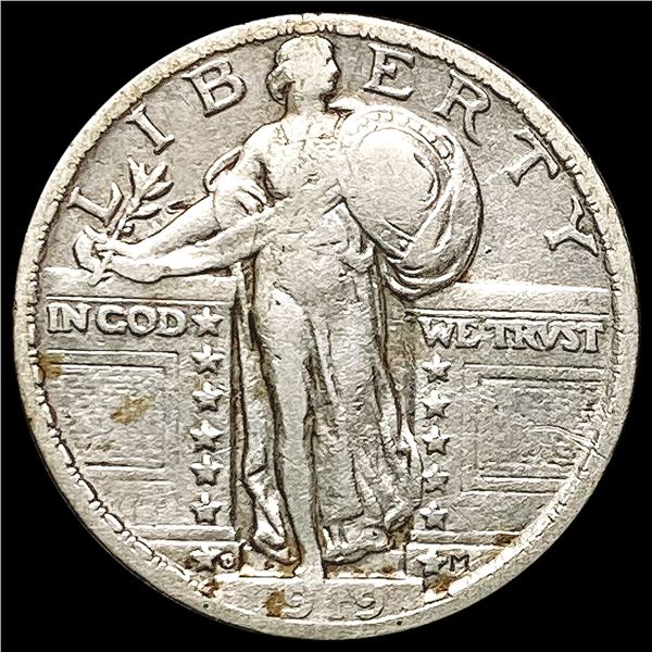 1919-D Standing Liberty Quarter LIGHTLY CIRCULATED