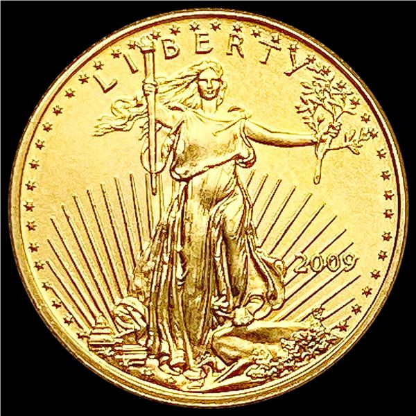2009 1/10oz Gold $5 Eagle SUPERB GEM BU