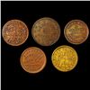 Image 2 : 1861-1863 Varied Civil War Tokens Lot [5 Coins] HIGH GRADE