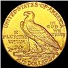 Image 2 : 1913 $2.50 Gold Quarter Eagle CHOICE AU
