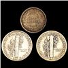 Image 2 : [3] 1861-1924 Varied Silver Dimes UNCIRCULATED