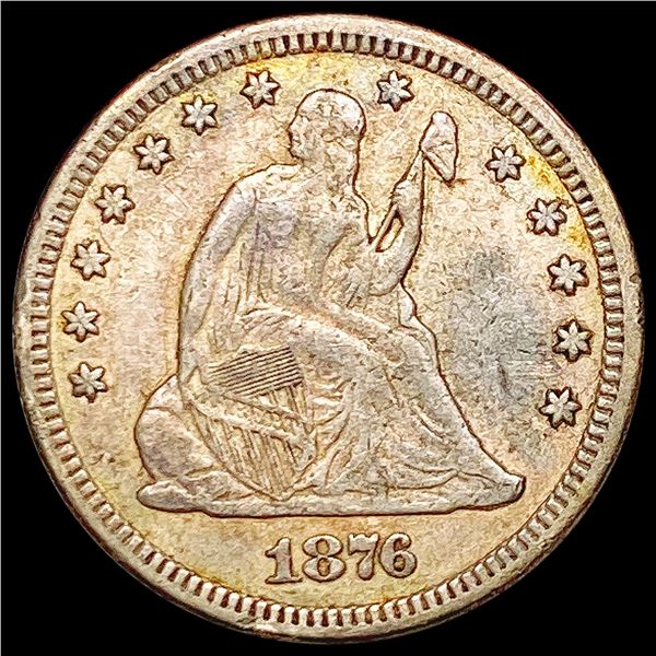 1876 Seated Liberty Quarter CLOSELY UNCIRCULATED
