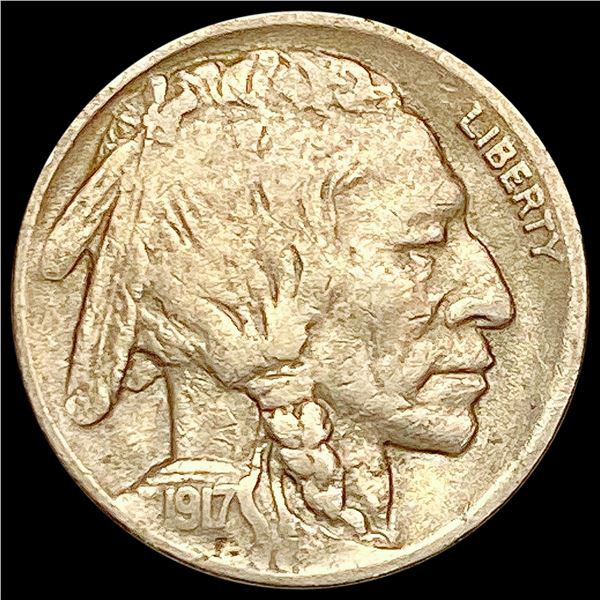 1917-D Buffalo Nickel CLOSELY UNCIRCULATED