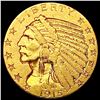 Image 1 : 1915 $5 Gold Half Eagle CLOSELY UNCIRCULATED