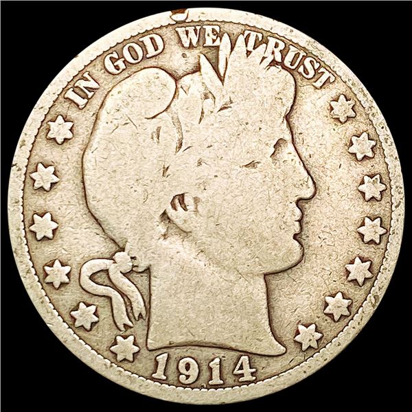 1914 Barber Half Dollar NICELY CIRCULATED