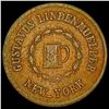 Image 2 : 1863 Civil War Token; New York HIGH GRADE