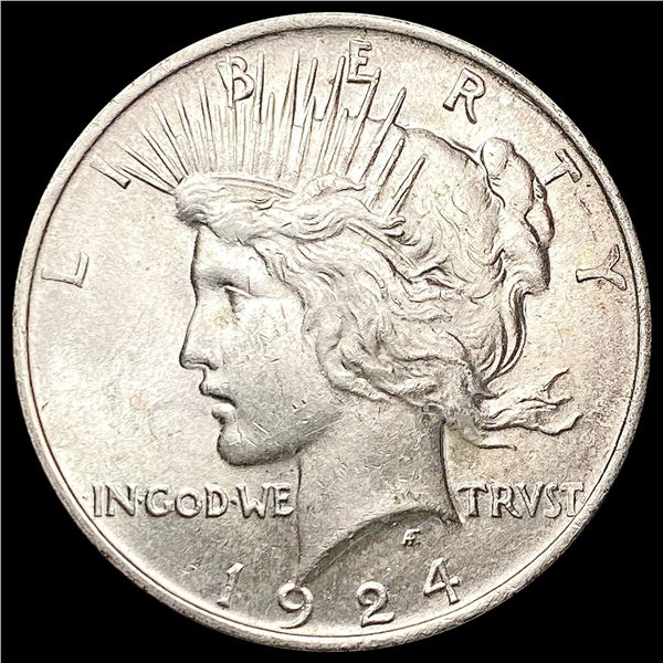 1924 Silver Peace Dollar CHOICE BU