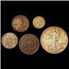 Image 1 : 1852-1927 US Type Coinage Lot [5 Coins] HIGH GRADE