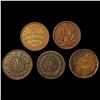 Image 2 : 1863 Civil War Tokens Lot [5 Coins] HIGH GRADE